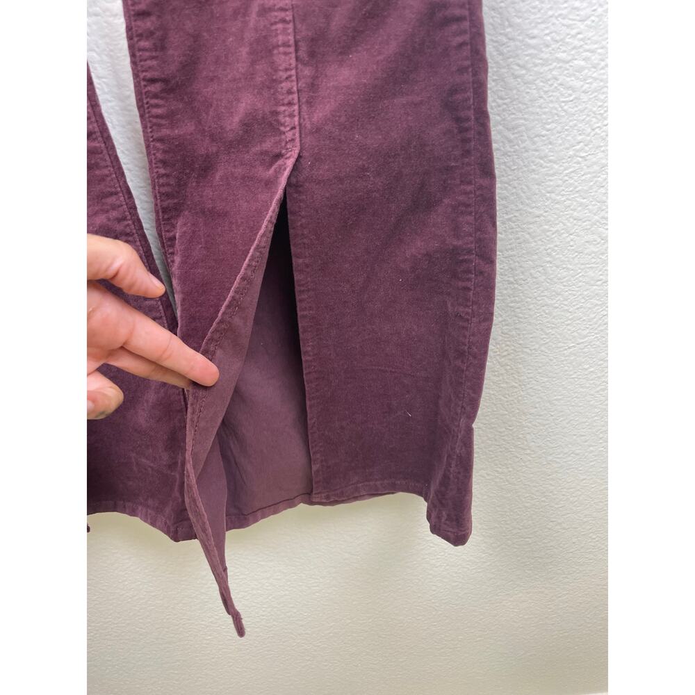 NWT Forever 21 Womens‎ Pants Sz M 70s Flare Velvet Festival Bell Bottom Stretchy - Picture 5 of 10